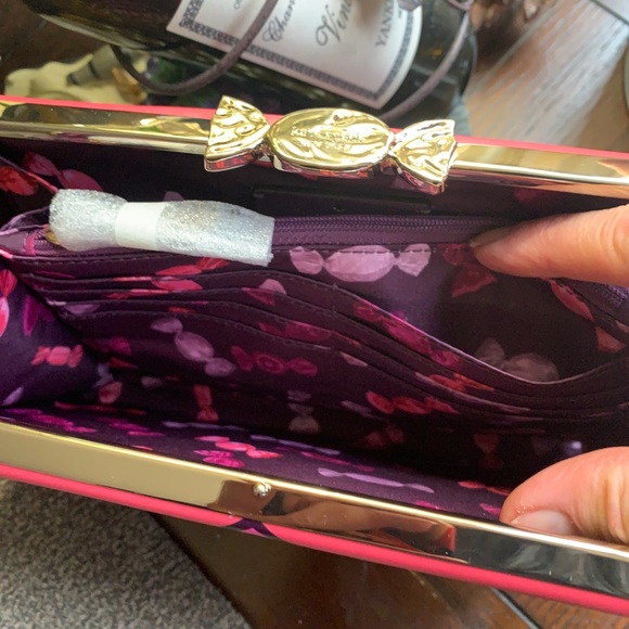 Authentic Kate Spade leather L.Edition candy box snap buckle leather clutch - Picture 12 of 16